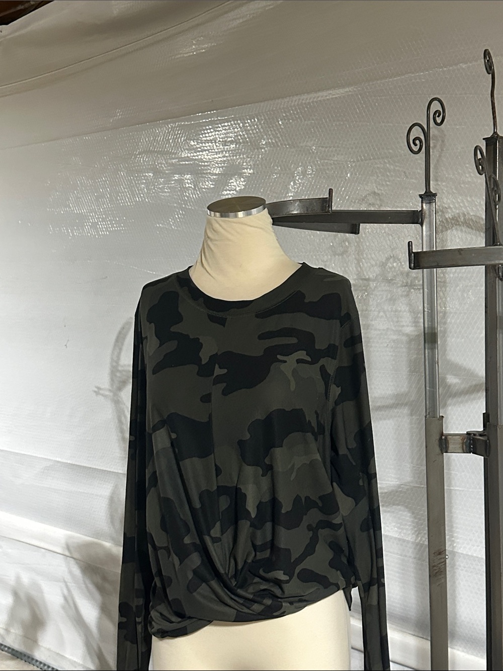 Old Navy Camouflage Long Sleeve Top
